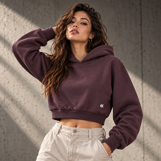 Essential Cropped Hoodie | 4 Colors