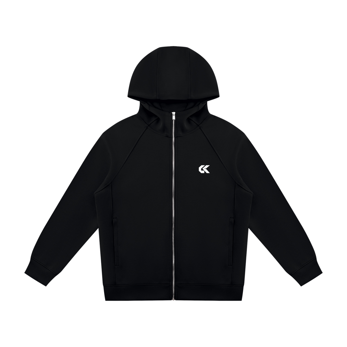 Unisex Raglan Full Zip Hoodie | 6 Colors