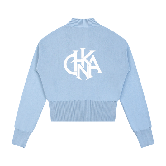 Women’s Mock Neck Zip Up Cardigan