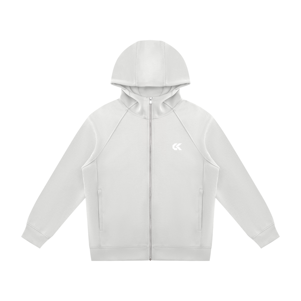 Unisex Raglan Full Zip Hoodie | 6 Colors