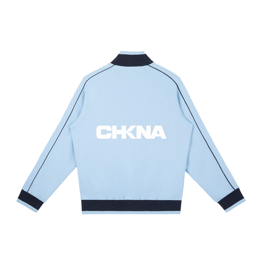 Color Block Raglan Sleeve Zip Track Jacket | 4 Colors