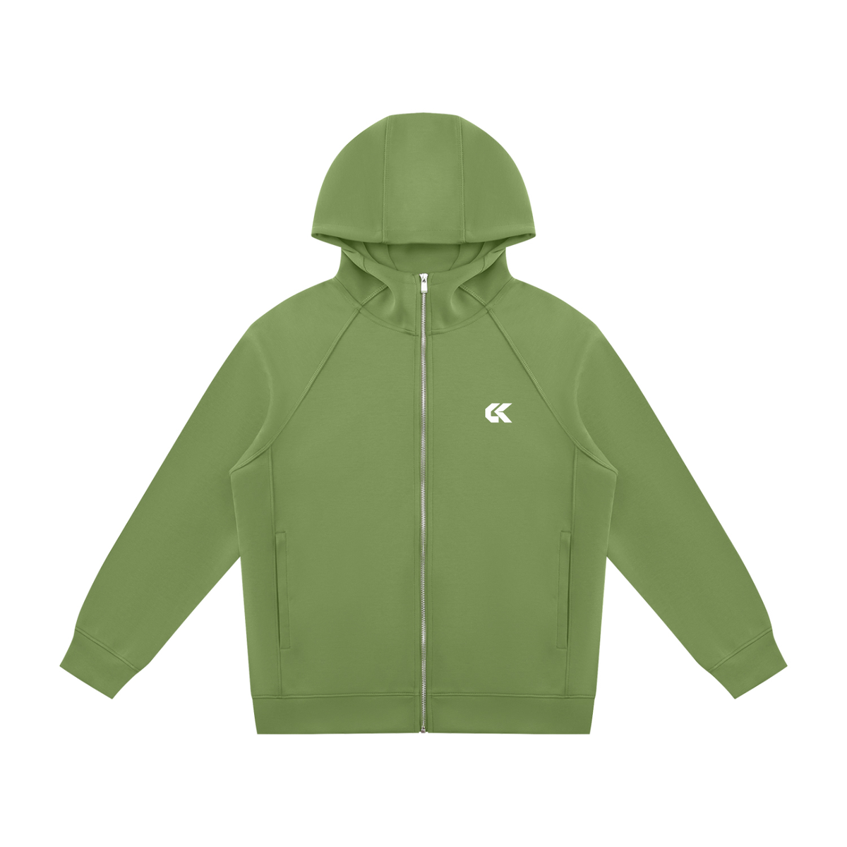 Unisex Raglan Full Zip Hoodie | 6 Colors