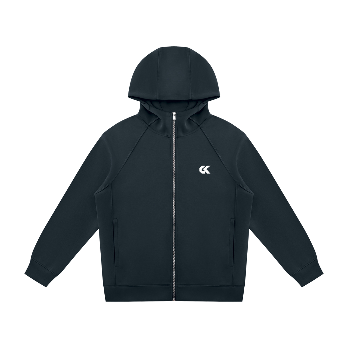 Unisex Raglan Full Zip Hoodie | 6 Colors