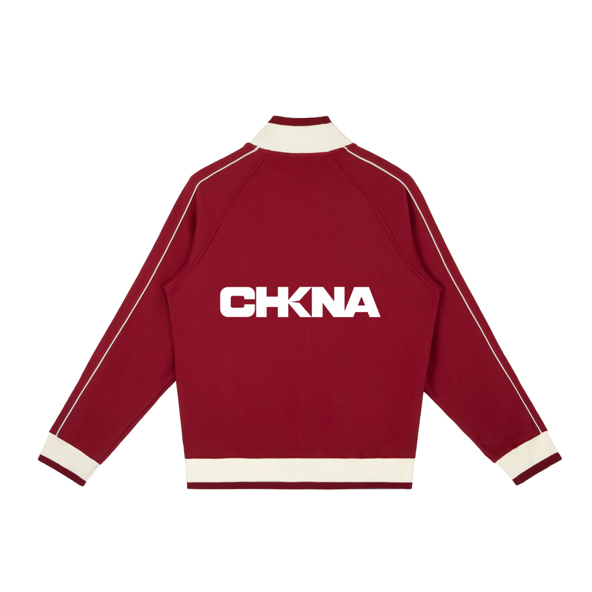 Color Block Raglan Sleeve Zip Track Jacket | 4 Colors