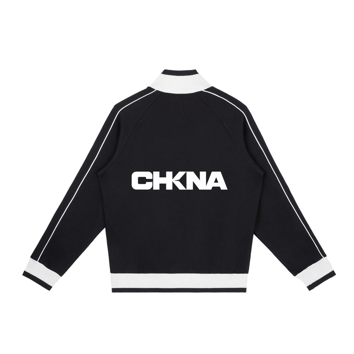 Color Block Raglan Sleeve Zip Track Jacket | 4 Colors
