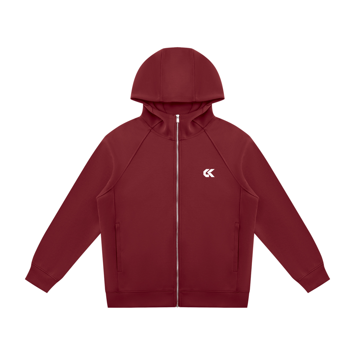 Unisex Raglan Full Zip Hoodie | 6 Colors